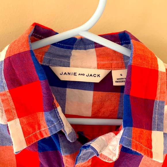 JANIE AND JACK BOYS SHIRT SIZE 5 LIKE NEW EXCELLENT CONDITION!! - Picture 3 of 3